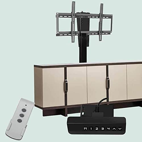 TV Stand tv wall mount Motorized TV Lift, Full Motion Electric TV Mount With Manually Rotate 360°, Can Be Hidden In A Cabinet, With Smart Memory Setting, Fits 26-70 Inch TVs
