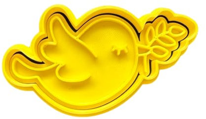 The Cookie Cutter Hub Emporte-pièce en forme d'oiseau et gaufrage assorti pour biscuits, argile, décoration de pâtisserie