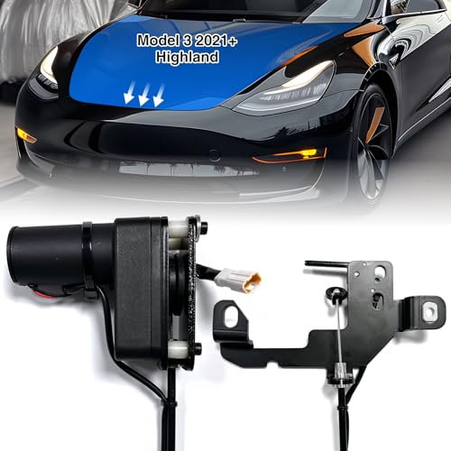 AAMHHM Tesla Model 3 coffre avant à fermeture amortie Highland Frunk Power verrouillage automatique électrique 2024 2023 2022 2021