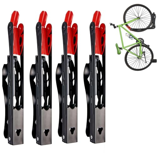 Wallmaster Swivel Bike Rack, Wall Mounted Vertical Bike Storage Hanger