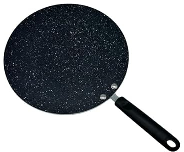 Bargain House - Flat Non-Stick Marble Coating Roti Dosa Tawa Pancake Maker Crepe Pan Premium Quality (32cm)