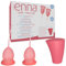 enna Cycle Easy - 2 coppe mestruali e scatola sterilizzatrice, taglia M