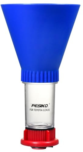 PESIKO Engine Oil Funnel Spill-Free Hands-Free Compatible with Toyota and Lexus Vehicle for Fast & Easy Oil Change