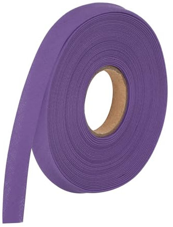 QUARKZMAN 12mm Baumwollköperband Baumwollband Saumband zum Nähen, Säumen, Quilten, Einfassen, Handwerk (Lila 10 Yards)