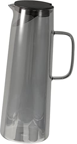 Hoement Glaswasserkrug Mit Deckel Fassungsvermögen Wasserbehälter Für Kaltgetränke Eistee Saft Und Andere Selbstgemachte Getränke Geeignet Für Induktionsherde Und Gasherde