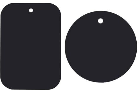 2 Pack Metal Plate For Magnetic Phone Holder,Phone Magnet Sticker, Metal Replacement Disc,Magnet For Phone Case,Car Mount And Other Magnetic Holder,Metal Plate For Magnetic Car Phone Holder
