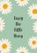 6er Poster Set - Wandbild für Wohnzimmer, Schlafzimmer Selbstfürsorge Wohlfühl-Sprüche Blumenmotiv Sonne Pastellfarben Hippie 60's Retro Deko Einrichtung Kunstdruck (30 x 40 cm, ohne Rahmen)
