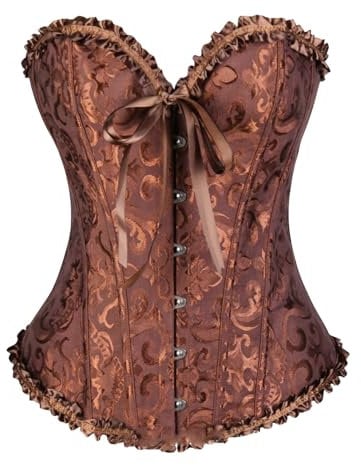 Women's Gothic Corsets - Bridal Lingerie Lace Up Overbust Bodysuit Lace Up Overbust Corset Lingerie Bodyshaper Underbust Corset Top Bodysuit Sexy Halloween Costume