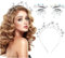 iZoeL Sterne Haarreif Silber Sterne Stirnband Strass Haarband Gesichtstattoo Karneval Fasching Halloween Geburtstag Party Kostüm Haarreifen Glitzer Haarschmuck für Damen Mädchen