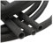 FENGXCUI 1/2/3/5/10M Noir 600 ℃ Haute température tressé Tube en Fibres Souples Gaine de câble d'isolation Tube en Fiber de Verre 1-40mm de diamètre(1 Meter,20mm)