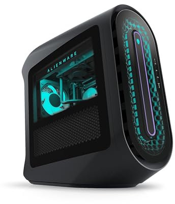 Alienware Aurora R15 – i9-13900KF (24 Cores, 3.0/5.8GHz), NVIDIA GeForce RTX 4090 24GB, 2TB PCIe Gen 4.0x4 NVMe & 6TB HDD, 64GB DDR5, 2.5GbE, WIFI 6E & BT 5.3, RGB Lighting, Windows 11 Pro (Renewed)