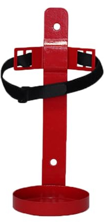 Feuerlöscher-Halterung, 1 kg, robuster Feuerlöscher, unterstützt Wandmontage, Brandschutzzubehör für Zuhause, Büro, Garage, Geschäft (Gurt)