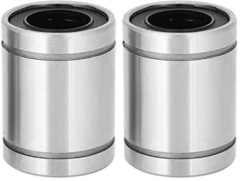 2 Stück Linearlager mit Flansch, verlängert, schnell rotierende Geschwindigkeit, geräuscharmes Lager LM16UU