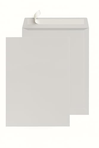 100 x Stück HK Briefumschläge Papier weiße ohne Fenster DIN DIN C5 162 x 229 mm Papierstärke: 80 g/m² Briefumschlag Umschlag Brief Verschlussart: Selbstklebung mit abziehbarem Streifen (100)