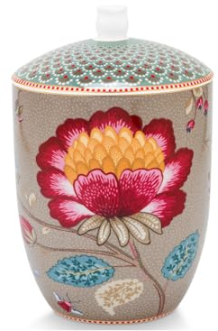 Pip Studio Blooming Tales Fantasy Khaki Aufbewahrungsdose 1,5l