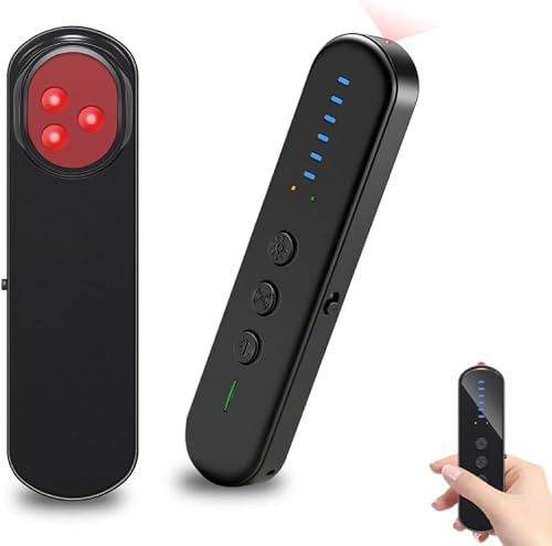 AOBOCAM Wanzen Detektor, Versteckte Kamera Finder mit RF & GPS Signalerkennung- 5 Modi, Tragbarer Abhörschutz für Hotel, Büro, Reisen, Zuhause – Kabellose Kamera Ortungsgerät