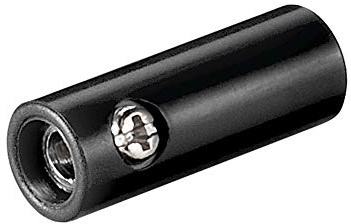 goobay 11378 Banana socket - with screw connection black