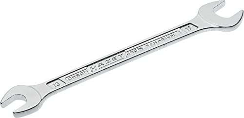 Hazet 450N-13X17 Chiave a Forchetta Doppia, Argento, Apertura Chiave 13 X 17, Lunghezza 205.5 mm
