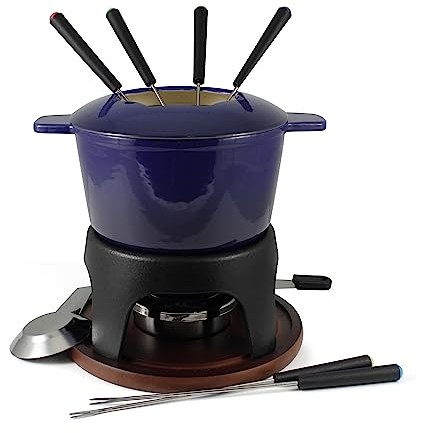 Swissmar Sierra 11-Piece Cast Iron Fondue Set