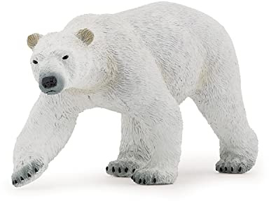 Papo - Realistic Polar Bear Figure - Ages 3+ - Wild Life Collection - Educational Play Arctic Animals - Gift Idea Toy for Girls and Boys