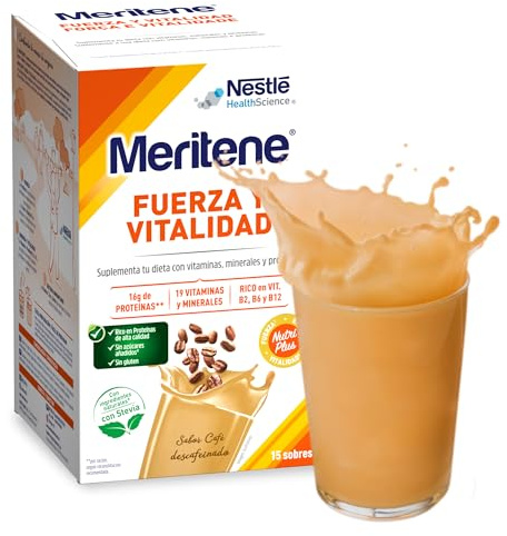 Meritene Entkoffeinierter Kaffeeshake - 15 Umschläge mit 30 Gr