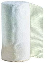 Gima - Bandage de Gaze Hydrophile ourlée à 20 fils, 100% Coton Hydrophile Candide, Bord Ourlé, sans latex, taille 3,5 m x 5 cm, boîte de 12 rouleaux