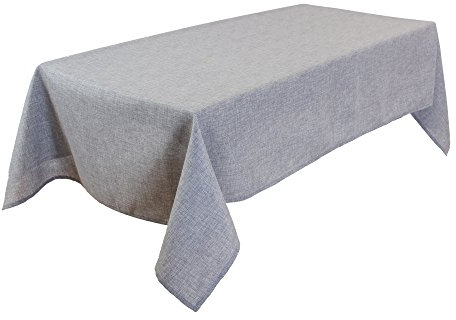 FRANK FLECHTWAREN Tischdecke, Tafeldecke Melange (grau) 135 x 230 cm