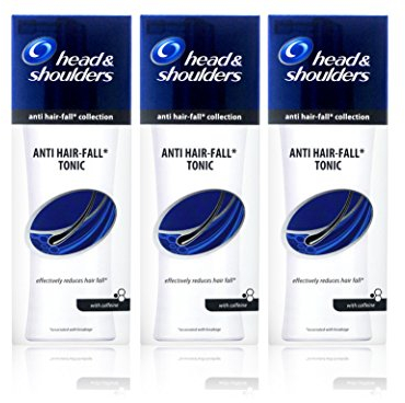 Kopf Und Schultern Anti hair-fall Collection Tonic mit Koffein, 125 ml, 3 Stück