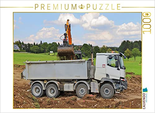 CALVENDO Puzzle Renault Truck 1000 Teile Puzzle quer | 1000 Teile Lege-Größe 64 x 48 cm Foto-Puzzle für glückliche Stunden