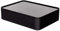 HAN Schubladenbox Allison SMART-ORGANIZER Utensilienbox mit Innenschale und Deckel/Serviertablett, stapelbar, für Büro, Schreibtisch, Badezimmer, Küche, möbelschonende Gummifüße, 1110-13, schwarz