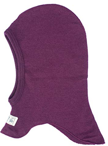 Lilano, Kinder/Baby Sturmhaube, 70% Wolle (kbT), 30% Seide, 210 g/m² (Beere, 86-92)