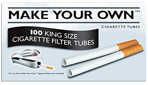 100-5000 x RIZLA Filter MYO King Size Filter PREMIUM Classic EMPTY TUBES Make Your Own Concept XL Tips Paper Smoking Cigarette Rolling (100 x RIZLA MYO KING SIZE FILTER TUBES)