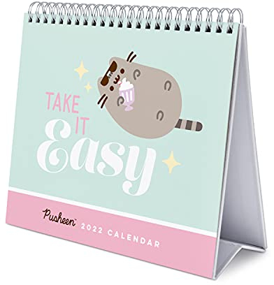 Grupo Erik Tischkalender 2022 - Pusheen Kalender 2022 Tischkalender - Tischplaner 2022 Planer 2022