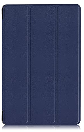 INSOLKIDON Compatibile con Samsung Galaxy Tab A 10.1 with S Pen, SM-P580-P585 Tablet Custodia protettiva in pelle Supporto sottile Custodia protettiva in pelle Custodia protettiva (blu navy)