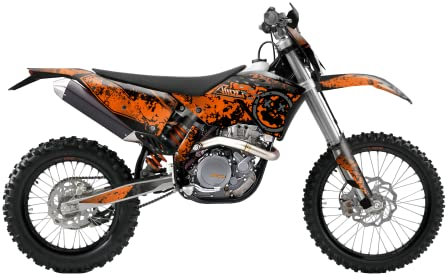 ARider Decorazione (adesivo) per KTM EXC (F) 125/250/300/450/520/525/530 2008-2011 (arancione)