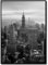 daazoo Bild New York Empire State Building mit Rahmen 50 x 70 cm (AUFHÄNGFERTIG) - Blick auf die Skyline von New York - Gerahmtes Wandbild - Bilder Set - schwarzweiß schwarzweiss schwarz weiss weiß