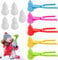 Schneeball Former, 5 Stk Schneeballzange, Sandball Schneeball Clip, Schneeball Maker,Farbe Sandball Maker Sandspielzeug,Schneeformen Viele Formen Winter Outdoor Spielzeug für Schneeballschlacht Spiele