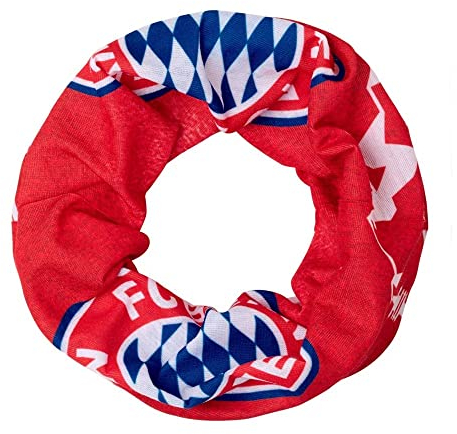 FC Bayern München Kinder Multifunktionstuch - Skyline - Schlauchschal Tuch Kids Halstuch