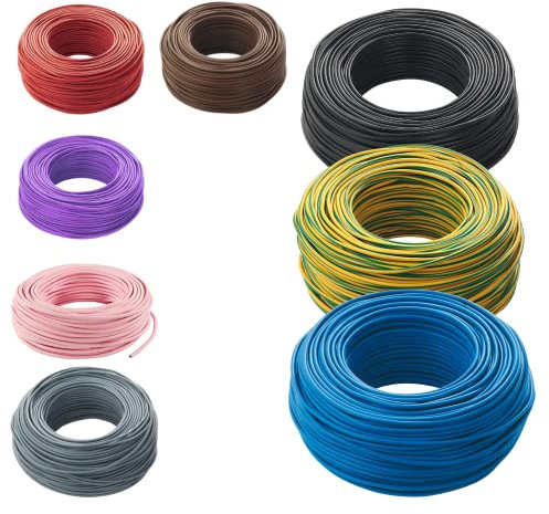 Cavo Icel/Baldassari - FS17 1 x 1,5 Matassa Metri, Filo Elettrico Unipolare Isolante, Impianti Elettrici, Case, Imprese Edili (Bianco)