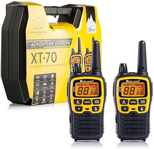 Midland XT70 PMR-446 twin pack Adventure Edition