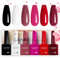 CANNI Vernis à Ongles Gel Semi Permanent 6 Couleur Vernis à Ongles Gel UV Gel Nail Polish blanc violet rouge noir marron Gel Semi-permanent Gel Set Valentinstag Gel für Nageldesign