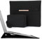 HYZUO 15 Inch Laptop Sleeve Case with Stand Feature for MacBook Air 15 M4 A3241 M3 A3114 M2 A2941 2025-2023, MacBook Pro 15, 15 Surface Laptop 7/6/5/4/3, with Carrying Pouch, Black(Smiley)
