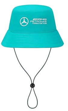 MERCEDES AMG PETRONAS F1 Bucket Hat mit 3D-Teamlogo-Ausführung - Türkisblau - Einheitsgröße