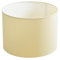 Lampenschirm Ø 25 x 18 cm beige Leinenstruktur Zylinderförmig