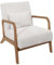 HOME DECO FACTORY, HD0349, Fauteuil Salon Cotele Scott Beige, Softness, Mobilier, Assise, canapé et Fauteuil, 64,5x75x86 cm, Hauteur Assise 43 cm, Beige