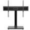 XINLEI Swivel TV Stand Base for Most 32-75 inch Screens Max 45kg, Universal Tabletop TV Stand with 12 Adjustable Heights, Cable Management, Max VESA 600x400mm TS204