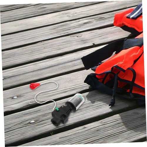 KOMBIUDA 2pcs Portable Inflatable Pump Automatic Inflator Device Life Vests Accessory Battery Pump Inflatable Life Jackets