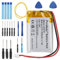 PONDWAY 350mAh 3.7V 602030 Replacement Battery Compatible with Vantrue Dashcam/VXI-BlueParrott B350-XT B450-XT B550-XT B350XT B450XT B550XT Bluetooth Headphone Lithium Polymer Battery with Repair Tool