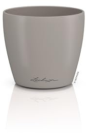 Lechuza Classico Color 10 Deco 16662 Pot de Table Marron Sable Surface Mate Ø 11 x 10 cm