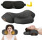 DriveNova Nackenmassagegerät Elektrisch mit Wärme, 2025 Upgrade 3-in-1 Pillow Massage Neck Hump, Entspannungskissen für Nacken, Zervikales Massagekissen, Nackentraktion Schulterkorrektor (Dunkelgrau)